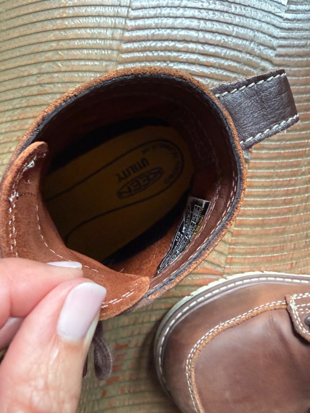 Keen Women's San Jose 6" Leather Work Boot (Aluminum Toe) size 8 - Picture 6 of 11